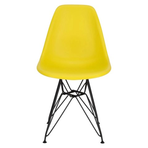 Krzesło P016 PP Black żółty