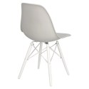Krzesło P016W PP light grey/white