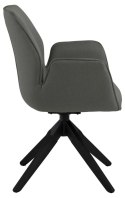 Krzesło obrotowe Aura dark grey /black auto return