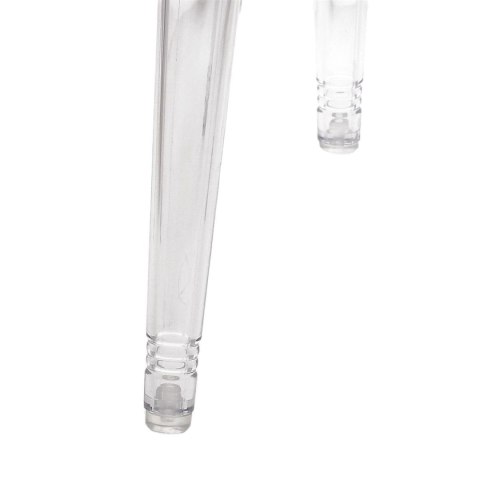 Krzesło transparentne Prince grey velvet