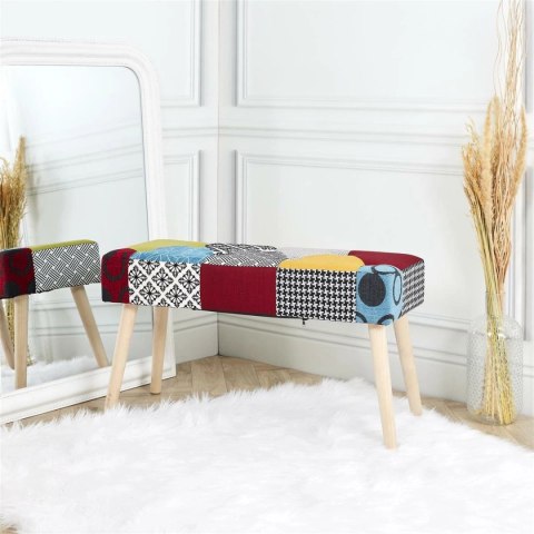 Ławka Paquet Patchwork kolorowa