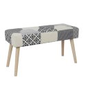 Ławka Paquet Patchwork szara