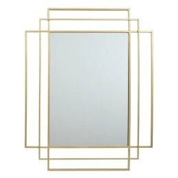 Lustro Art Deco złote prostokątne