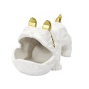 Organizer Buldog biały/złoty