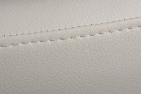 Podnóżek Jajo Soft skóra eko 506 biały
