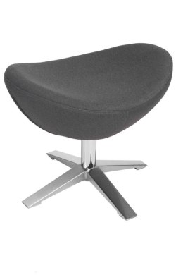 Podnóżek Jajo Soft wełna szary JA-2702