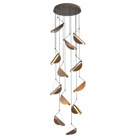 Lampa wisząca NAMI-12 kaskadowa LED do wysokich pomieszczeń 340 cm