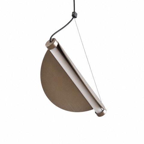 Lampa wisząca NAMI-6 - kaskadowa ledowa, szary szczotkowany 240 cm