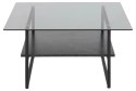 Stolik Okaya czarny marmur 80x80