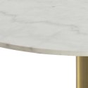 Stolik kawowy Corby 50cm marmur/ złoty