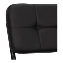 Krzesło Nelson soft black swing black PU