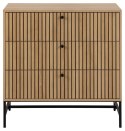 Komoda Albany 3 szuflady dąb naturalny