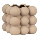 Doniczka/osłonka ceramiczna Kule L brązowa