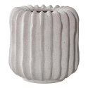 Doniczka/osłonka ceramiczna Lamell szara