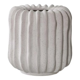 Doniczka/osłonka ceramiczna Lamell szara