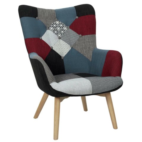 Fotel Uszak szeroki patchwork
