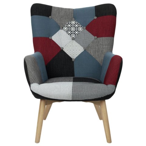 Fotel Uszak szeroki patchwork