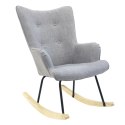 Fotel bujany Helsinki szary