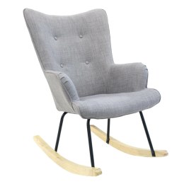 Fotel bujany Helsinki szary
