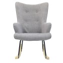 Fotel bujany Helsinki szary
