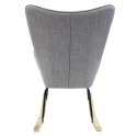 Fotel bujany Helsinki szary