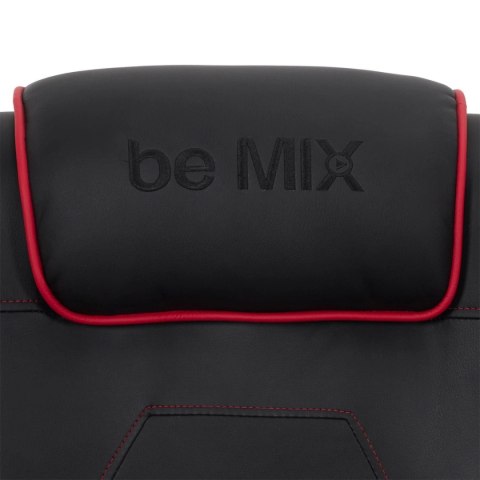 Fotel gamingowy Bemix czarny/czerwony