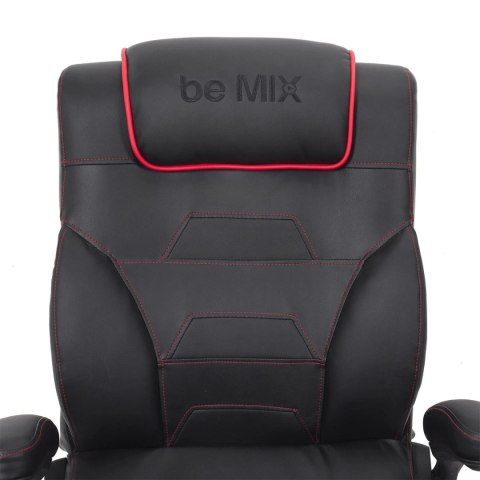 Fotel gamingowy Bemix czarny/czerwony