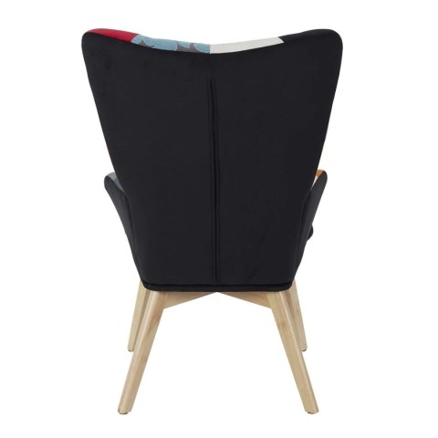 Fotel uszak Helsinki multikolor patchwork