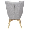Fotel uszak Helsinki szary patchwork
