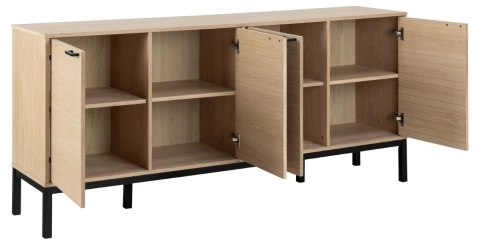 Komoda szeroka Kensington dąb bielony