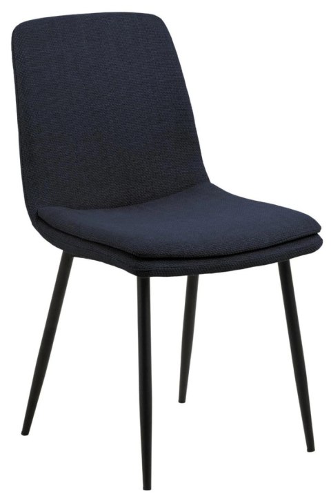 Krzesło Becca granatowe tkanina Basel 8952