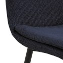 Krzesło Becca granatowe tkanina Basel 8952