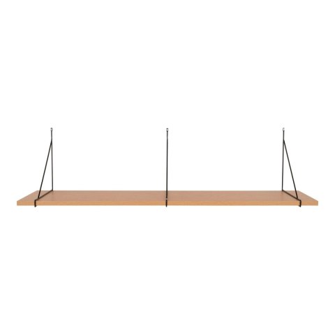 Półka Chiba 120cm naturalna/ czarna