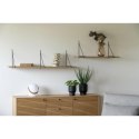 Półka Chiba 120cm naturalna/ czarna