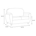 Sofa Klubowa Vintage brown