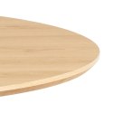 Stół Cadiz okrągły 120cm naturalny/czarny
