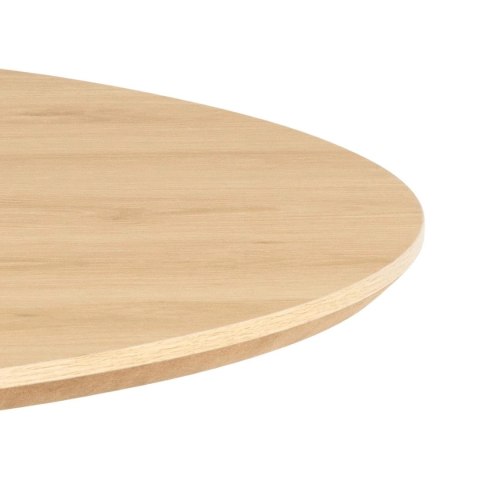 Stół Cadiz okrągły 120cm naturalny/czarny