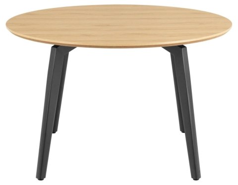 Stół Cadiz okrągły 120cm naturalny/czarny