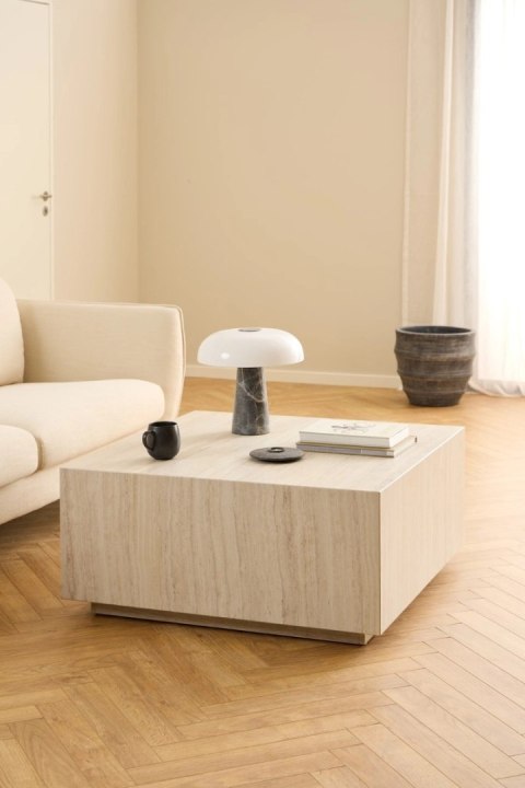 Stolik kawowy Dice 90x90cm trawertyn