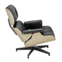 Fotel Vip czarny/natural oak/standard ba se