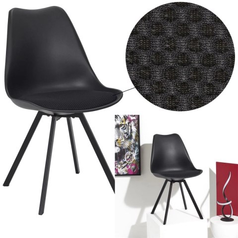 Krzesło Atom czarne