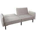 Sofa rozkładana Canif Velvet szara