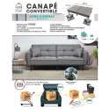Sofa rozkładana Lurif szara