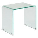 Zestaw 2 stolików Lenia szkło transparentne