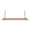 Półka Chiba 80cm naturalna/ czarna