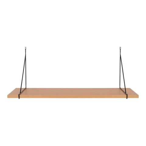 Półka Chiba 80cm naturalna/ czarna