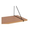 Półka Chiba 80cm naturalna/ czarna