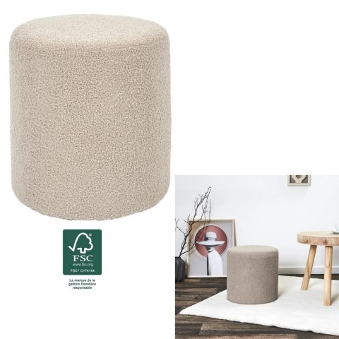 Pufa Rhea boucle taupe
