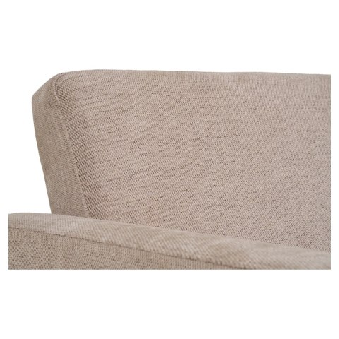 Sofa rozkładana Kells beżowa ciemna/ naturalne nogi