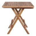 Stolik pomocniczy Bilbao 50x50cm naturalny tekowy